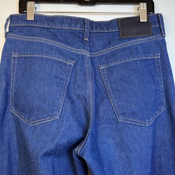 Banana Republic High Rise Straight Jeans Size 29 Medium Dark Wash Relaxed 2025 - Picture 5 of 13